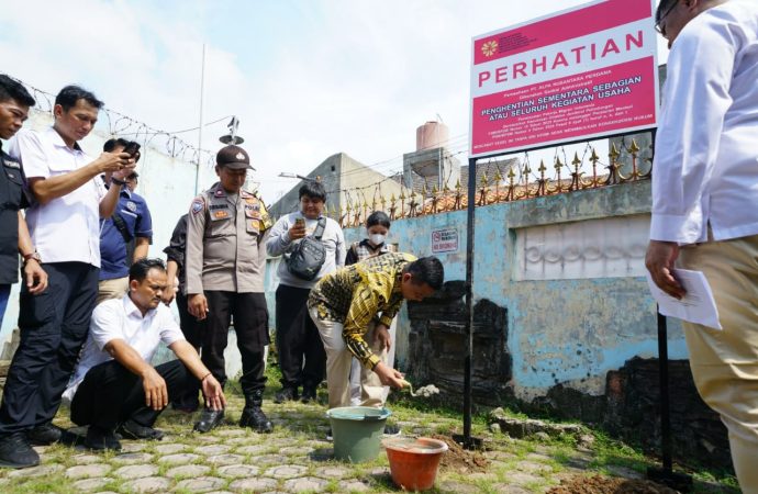 P2MI Segel Perusahaan Pengirim Pekerja Migran Ilegal di Kawasan Pasar Rebo