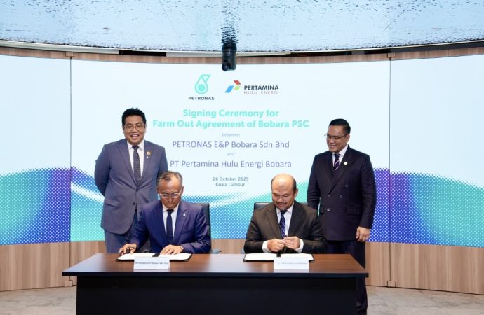 Pertamina Hulu Energi dan PETRONAS Resmikan Kolaborasi Strategis di Blok Bobara Papua Barat