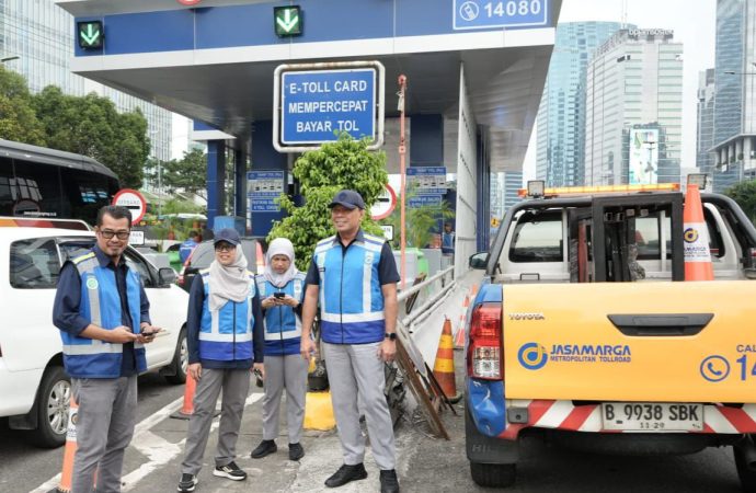 Jasa Marga Pastikan Tujuh Gerbang Tol Dalam Kota Kembali Beroperasi Normal
