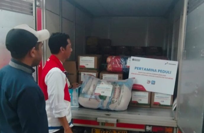 Pertamina Peduli Bantu Korban Banjir Bandang Sukabumi, Ribuan Warga Terima Dukungan